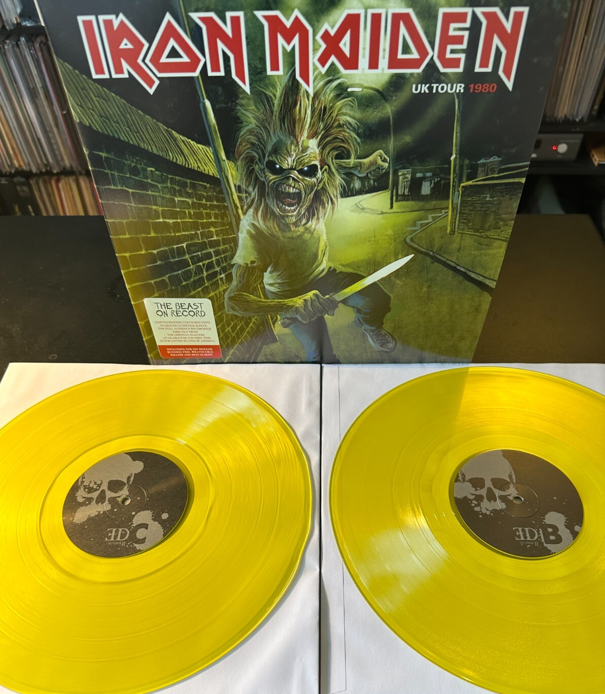 Iron Maiden Double Vinyl Record