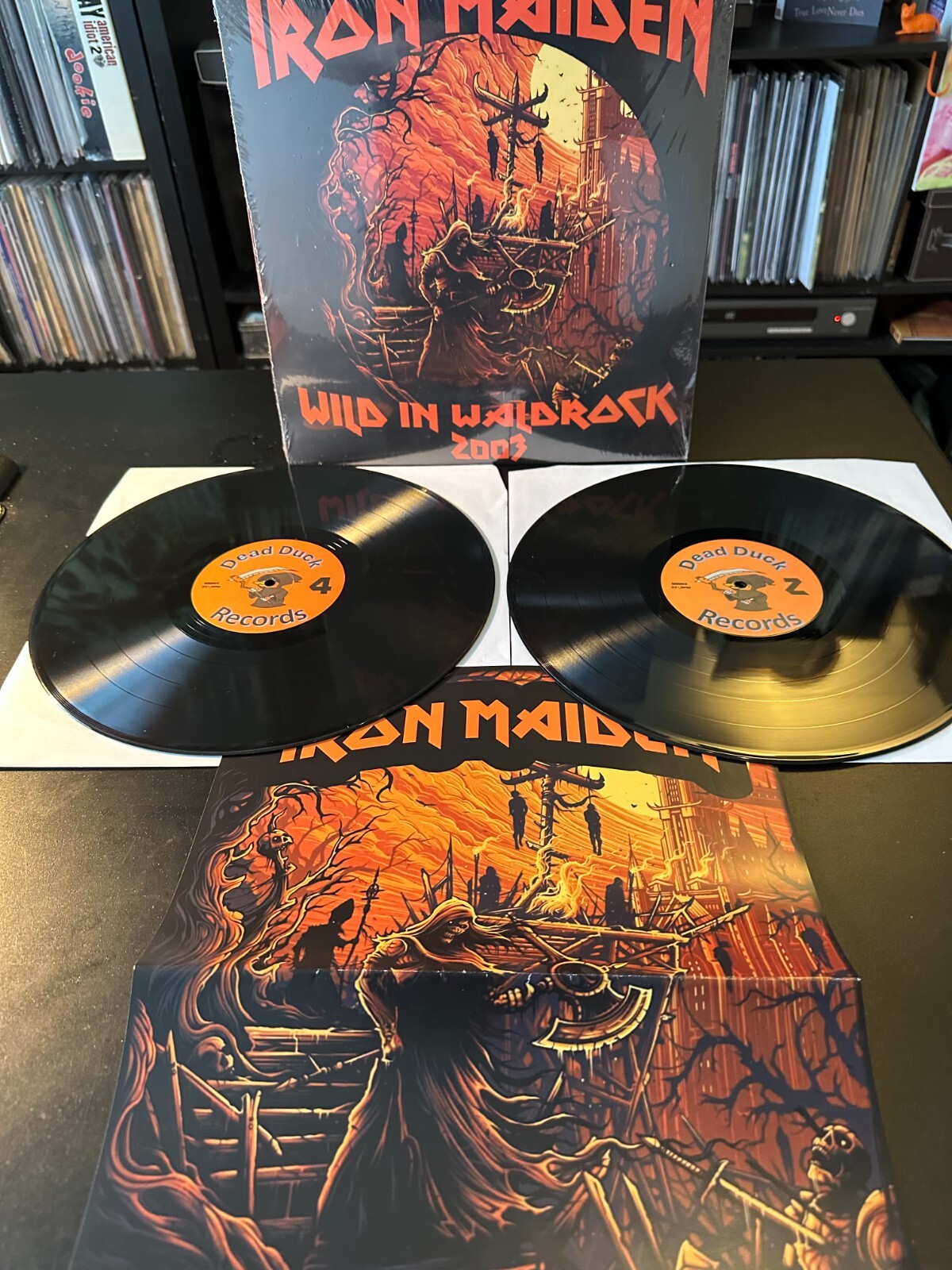 Iron Maiden Double Vinyl LP Record