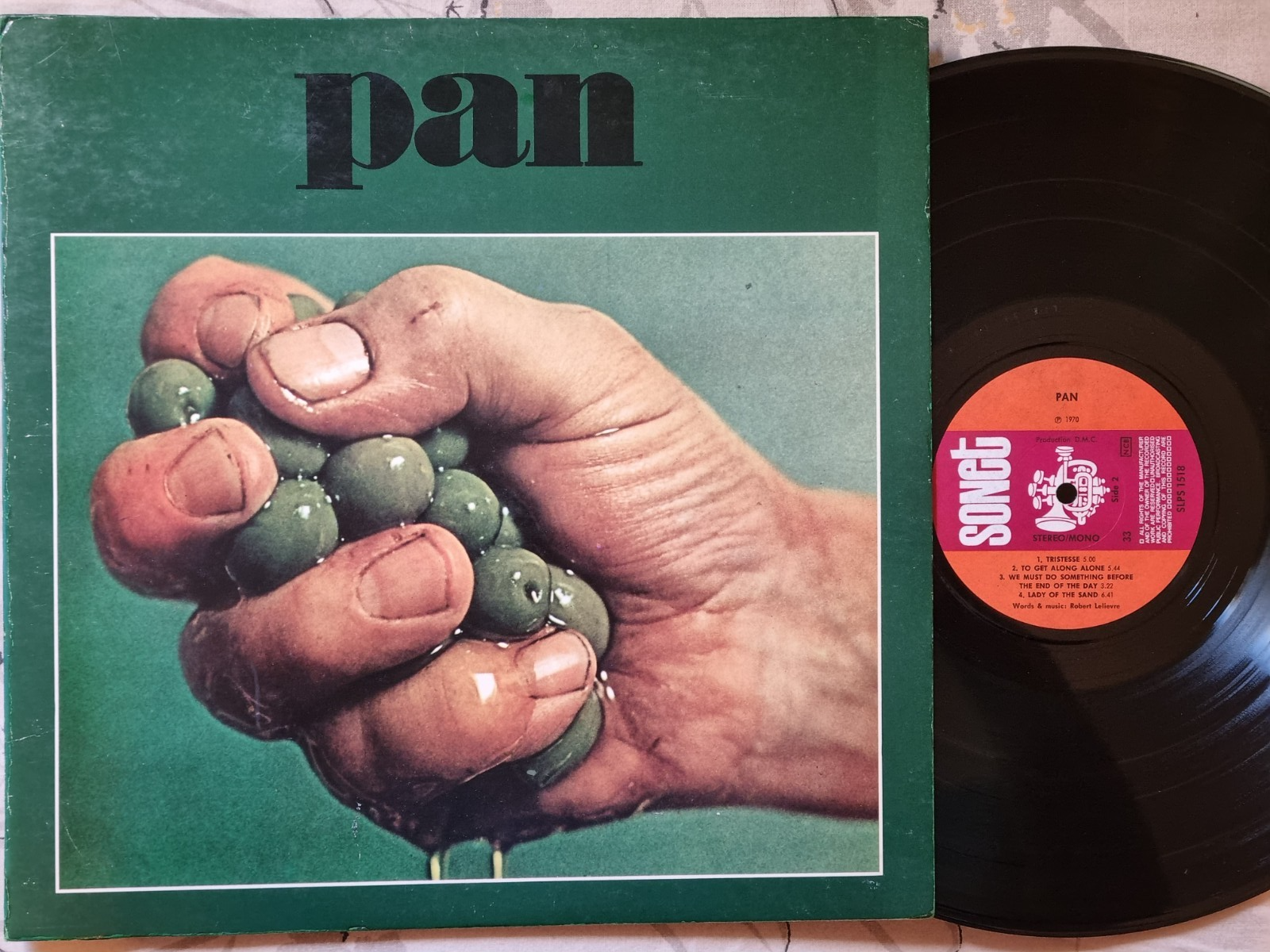 Danish prog psych rock LP  PAN -  Same /  original   