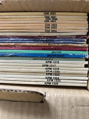 VG  VINYL LOT: Bruton, KPM, Themes International 1970-80s  24 LPs   RARE 