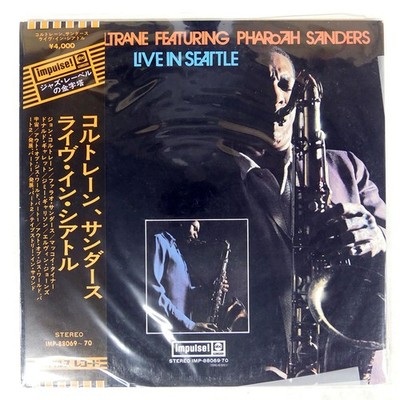 JOHN COLTRANE LIVE IN SEATTLE IMPULSE IMP88069 Japan OBI PROMO STEREO VINYL 2LP