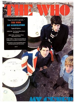 The Who    , My Generation   BoxSet Triple LP 12  50th Anniversary  