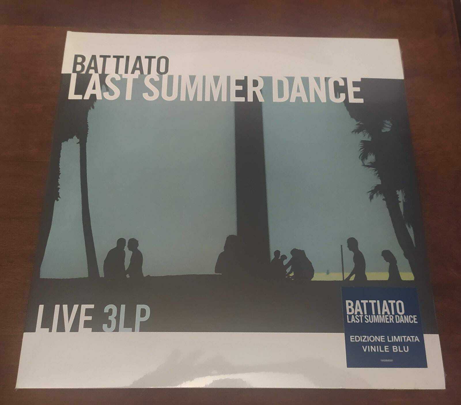 FRANCO BATTIATO  LAST SUMMER DANCE LIVE  3LP BLU LTD - SONY2021