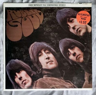 The Beatles RUBBER SOUL LP original 1965 FACTORY SEALED first pressing vinyl