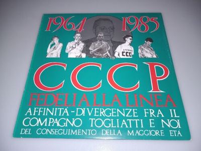 CCCP FEDELI ALLA LINEA 1964 1985 AFFINIT   DIVERGENZE DARK RED VINILE ATTACK PUNK
