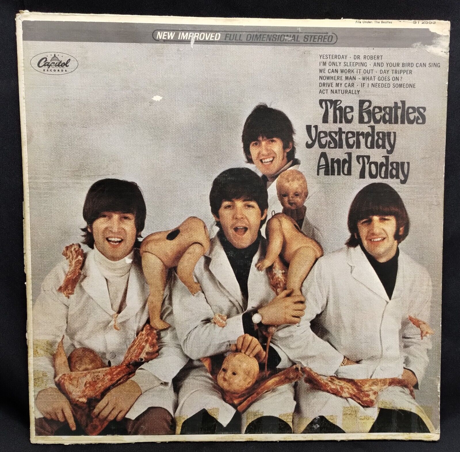 Original BEATLES Yesterday and Today BUTCHER COVER Lp Album Stereo Version