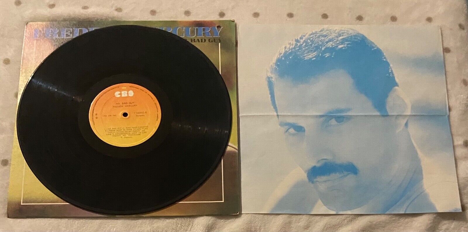 Queen Freddie Mercury mr bad guy LP megarare made in Costarica