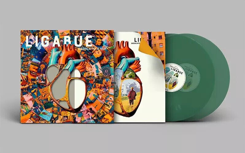 LIGABUE     DEDICATO A NOI     VERDE     NUMERATO     2 LP