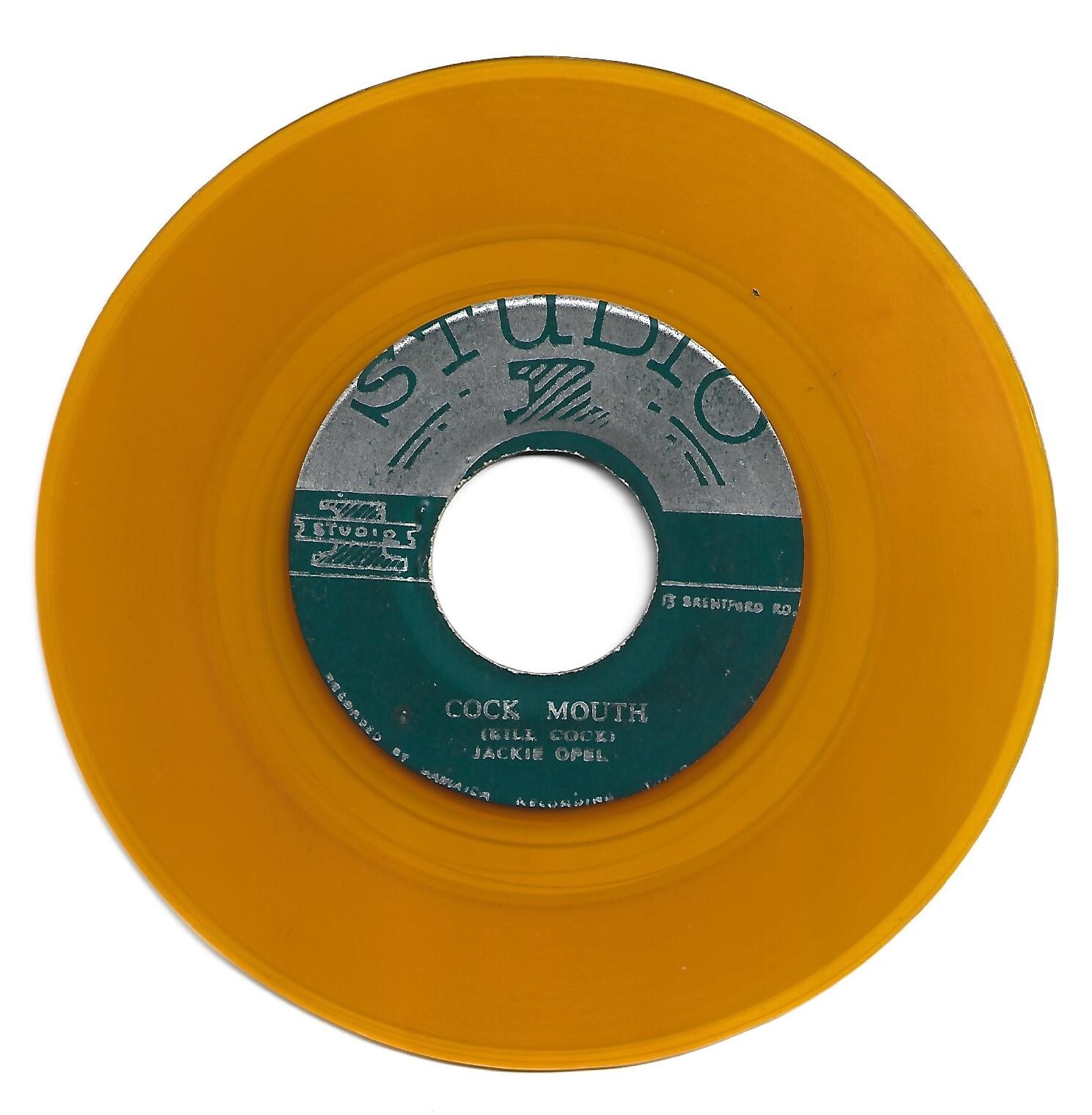 JACKIE OPEL / COCK MOUTH / MILDRED / 7    YELLOW VINYL 