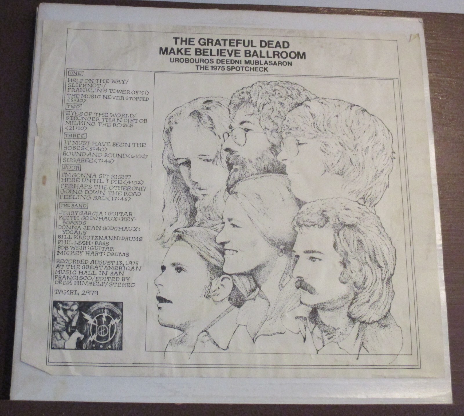 The Grateful Dead  Make Believe Ballroom  Amazing Kornyfone TAKRL 2979 dbl Lp