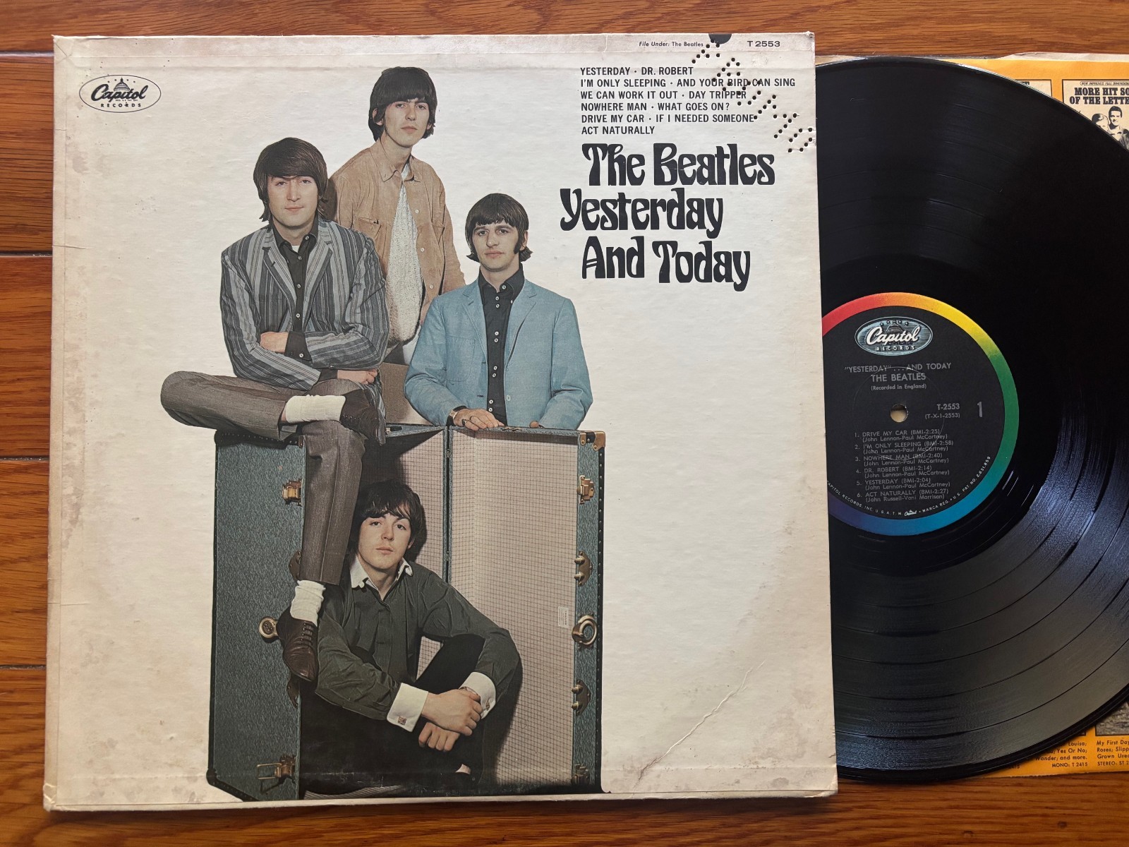 Beatles lp Yesterday   Today   PROMO   NOT BUTCHER  Mono