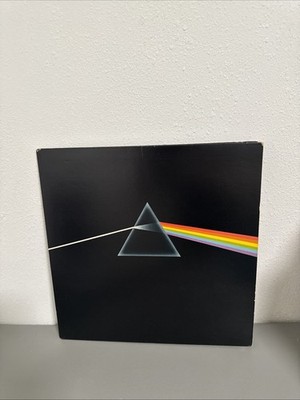 1973 Pink Floyd DARK SIDE OF THE MOON w/ Posters   Sticker SMAS-11163  LP