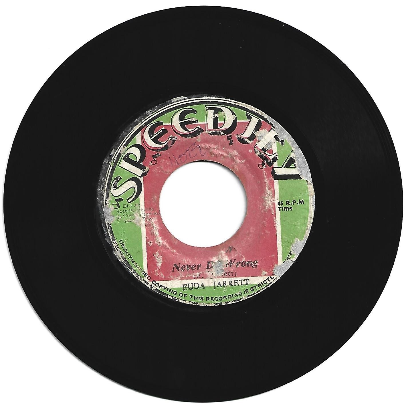 EUDA JARRETT / NEVER DO WRONG / VERSION / SPEEDY ALL STARS /  7  