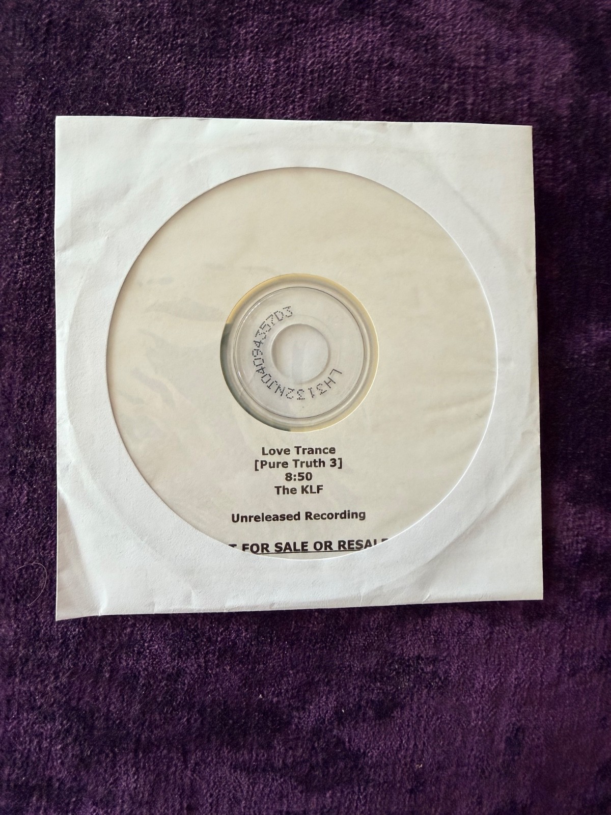  Love Trance  Pure Truth 3   - The KLF - CD - Positive Void Communications