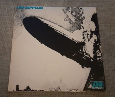 Led Zeppelin Debut Self Titled Turquoise Lettering UK First Pressing 