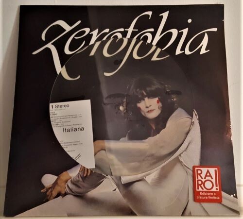 RENATO ZERO - Zerofobia LP 1993 Picture Disc nuovo e sigillato