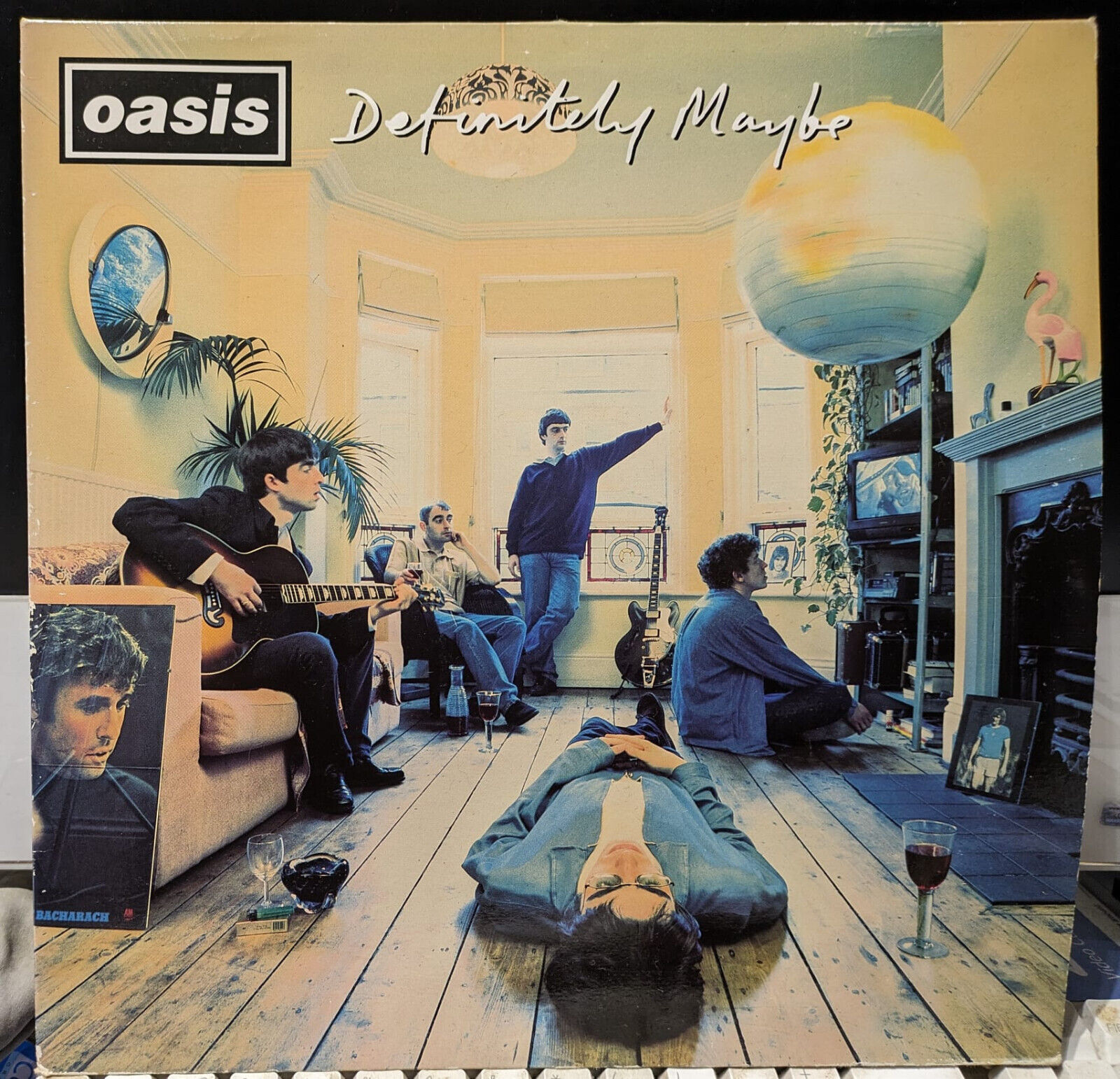 Oasis - DefinItely Maybe - 1st Press - 1994 Double CRE LP 169 12  Vinyl LP  VG  
