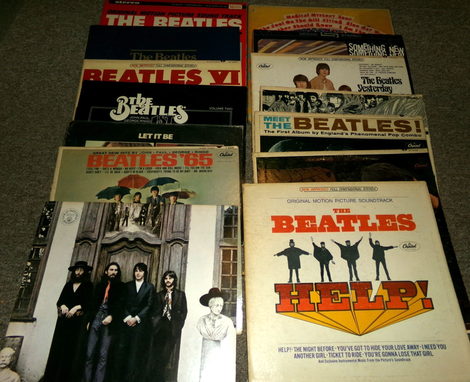 14    Vintage The Beatles   VINYL  LP Record Albums Take a LOOK    