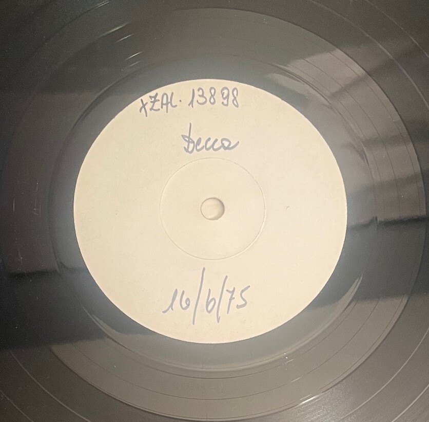 ROLLING STONES TEST PRESSING LP - METAMORPHOSIS UK 1975