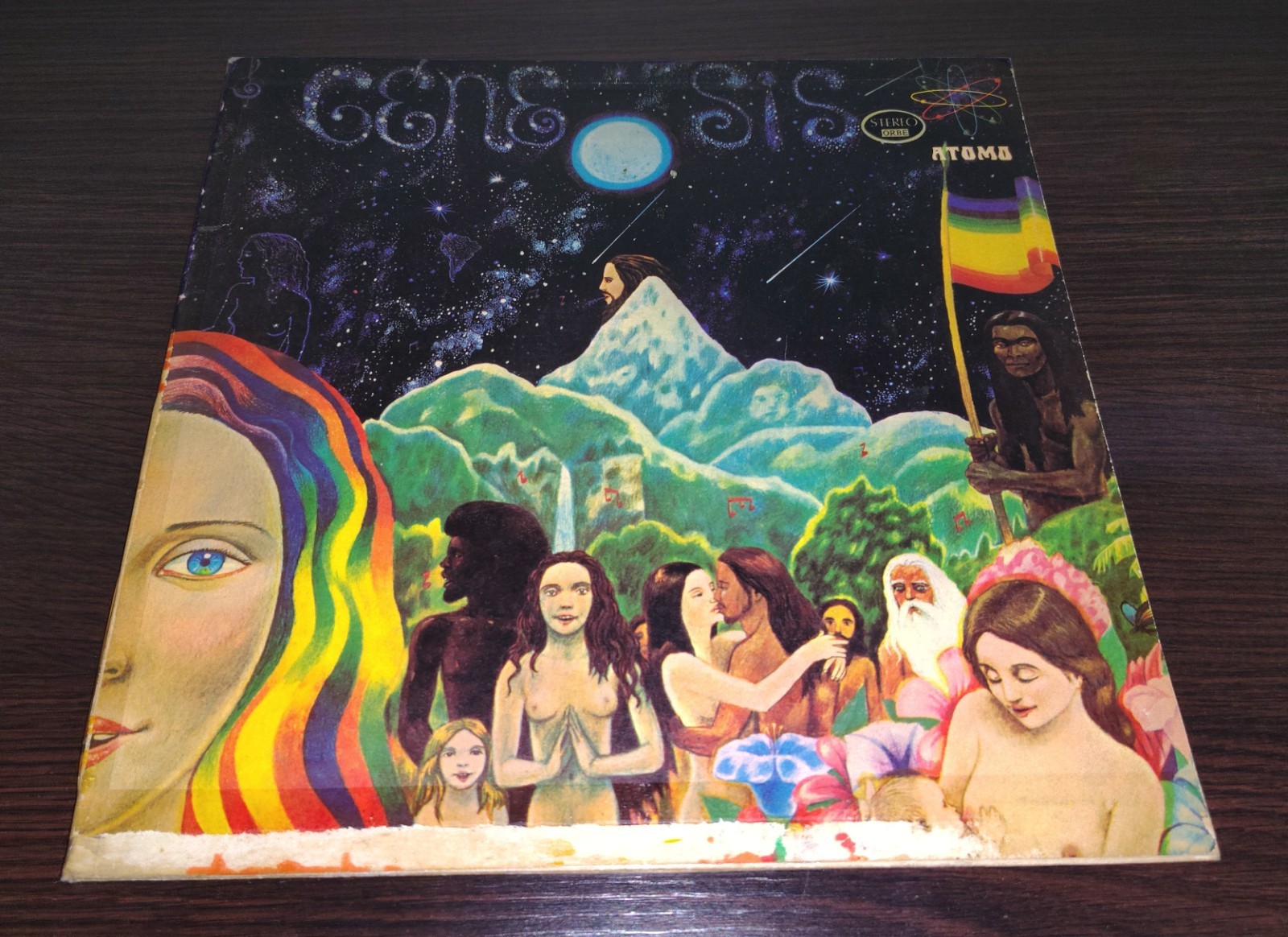 GENESIS Genesis / Atomo LP / KILLER PSYCH FOLK ROCK COLOMBIA / POKORA /          