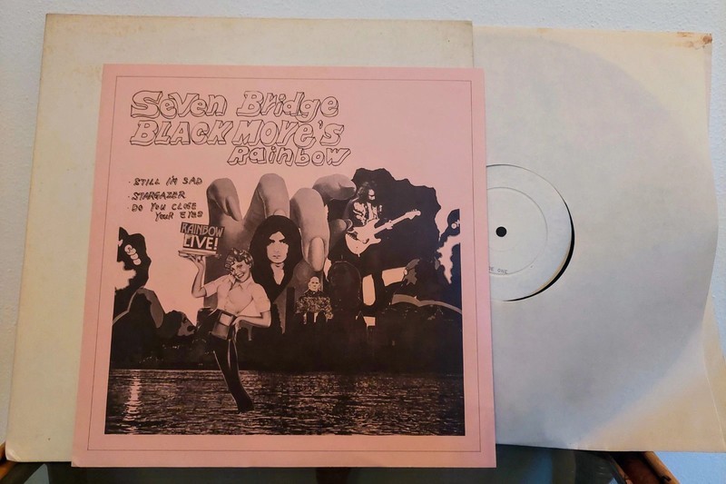 Richie Blackmore s Rainbow Seven Bridge LP BR 726 Vinyl Japan 1977 bootleg