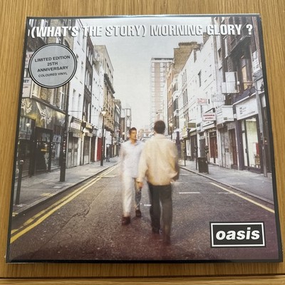 Oasis  What s the Story  Morning Glory 25th Anniversary Silver Vinyl 2LP Sealed