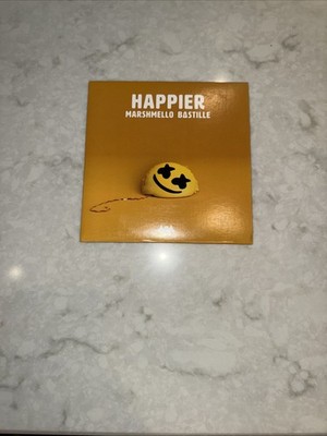 Marshmello   Bastille Happier Single 7  Yellow Vinyl 500