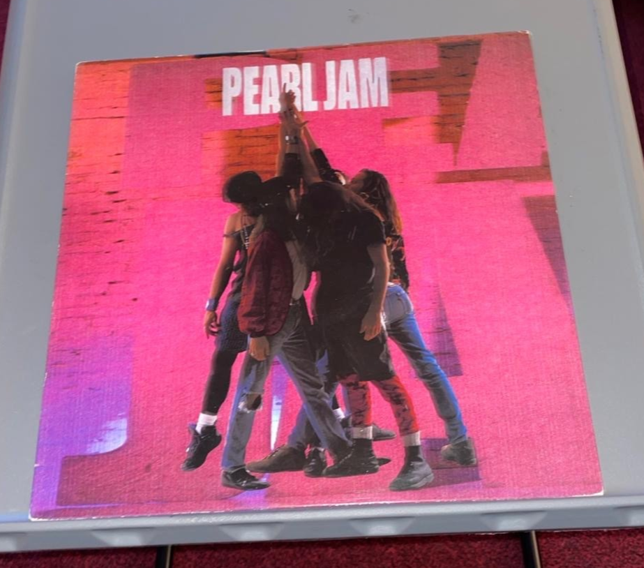 Pearl Jam - Ten - Vinyl LP 1991 Epic Label Printed Inner Sleeve VG Condition