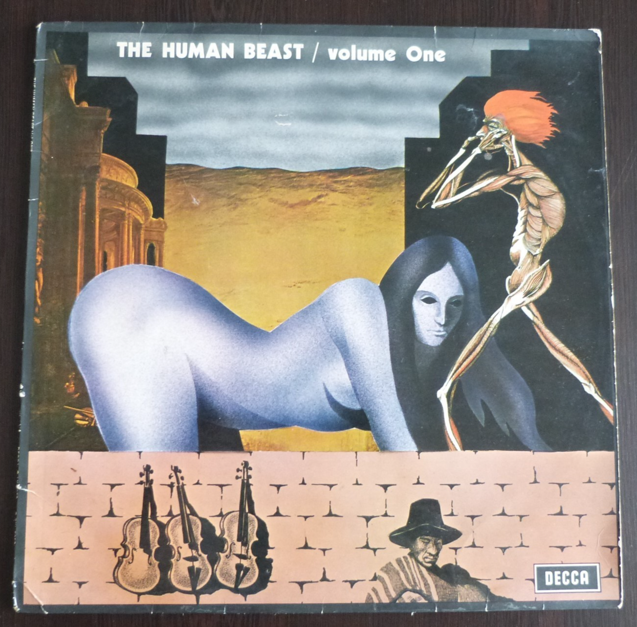 THE HUMAN BEAST - Volume One - mega rare UK psych   Original   LP     SEE    