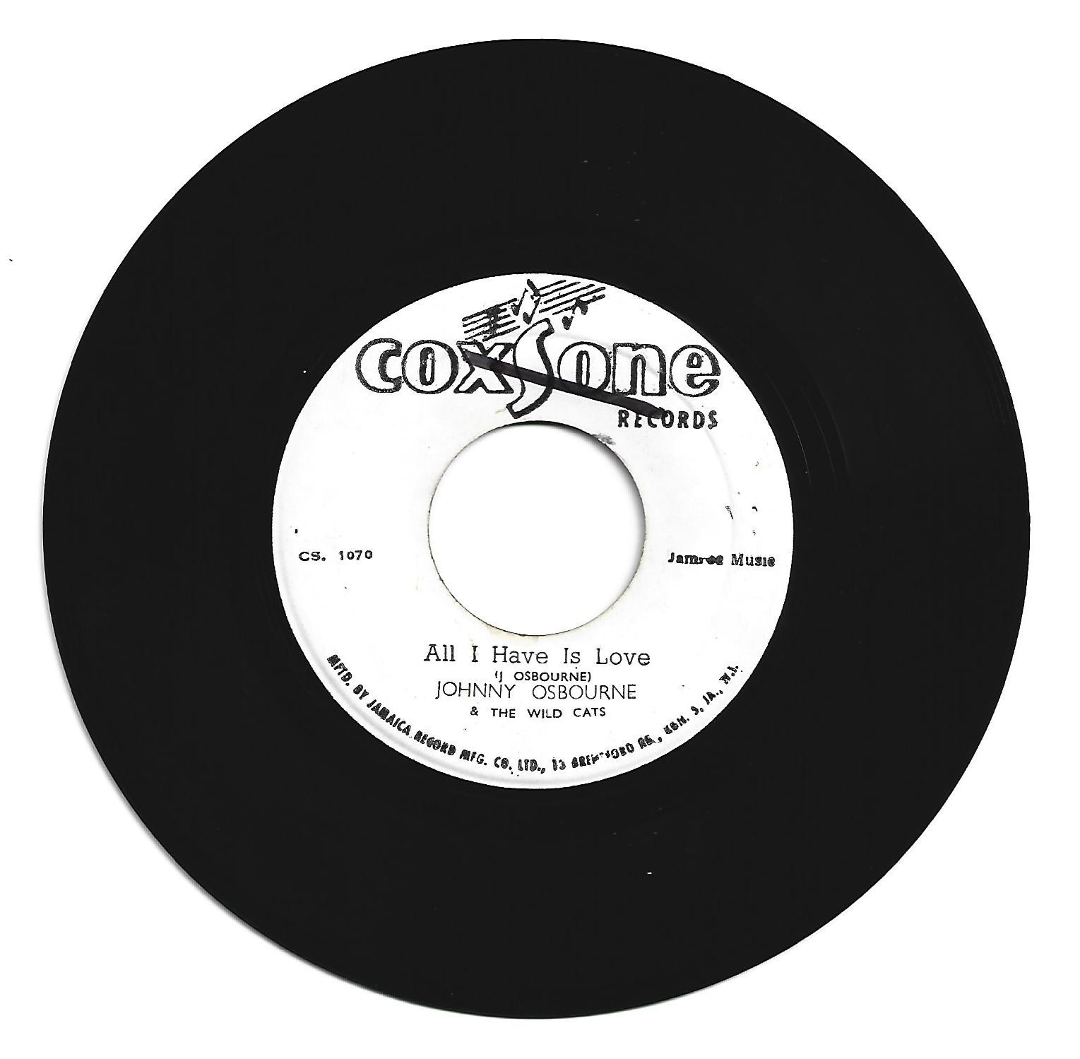 JOHNNY OSBOURNE / ALL I HAVE IS LOVE / MARCIA GRIFFITHS / TRULY / 7  