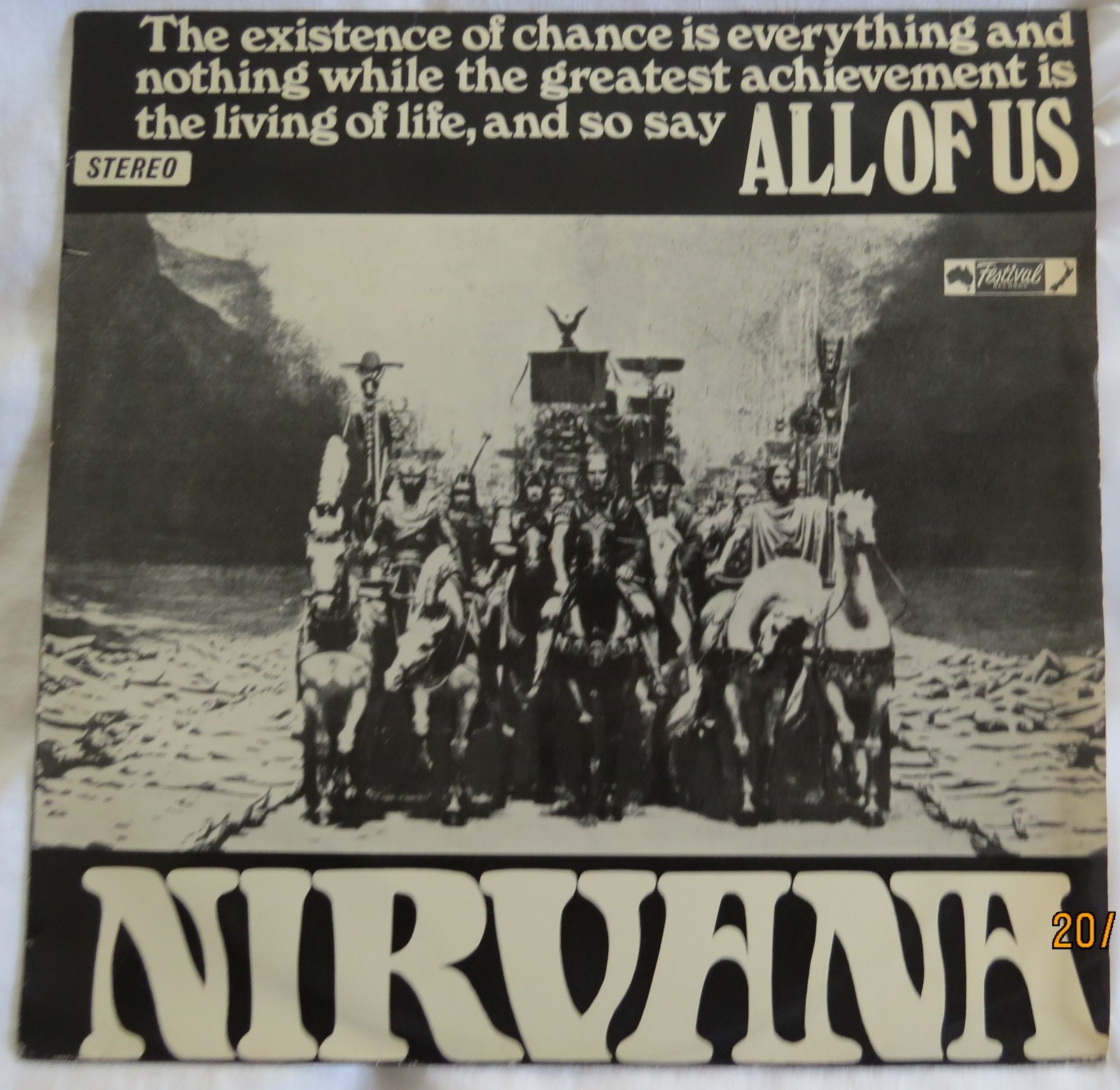Nirvana - All Of Us - 1969 Festival stereo LP