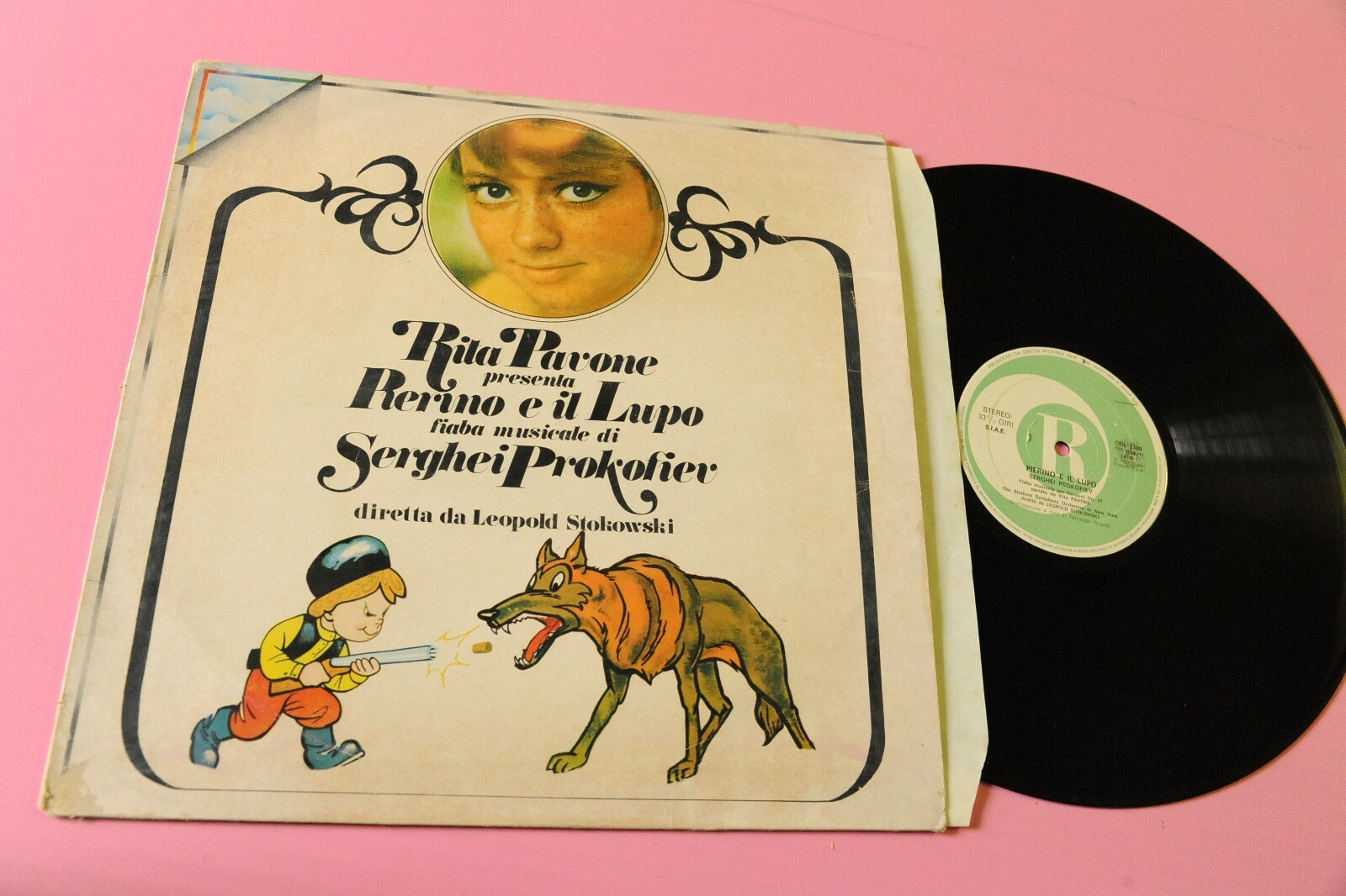 RITA PAVONE LP PIERINO E IL LUPO ITALY  70 EX