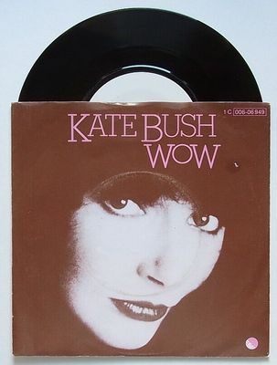 7  Vinyl Single   KATE BUSH  Wow     Full house    Weissmuster    EMI   1978