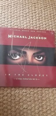 First Pressing White Label Michael Jackson In The Closet Vinyl 12” With Letter