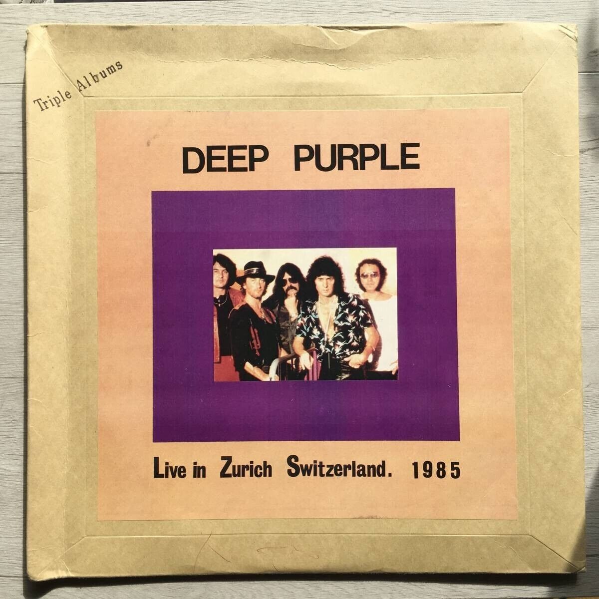 Deep Purple in zurich 3lp metal acetate authentic collectable rare live no tmq