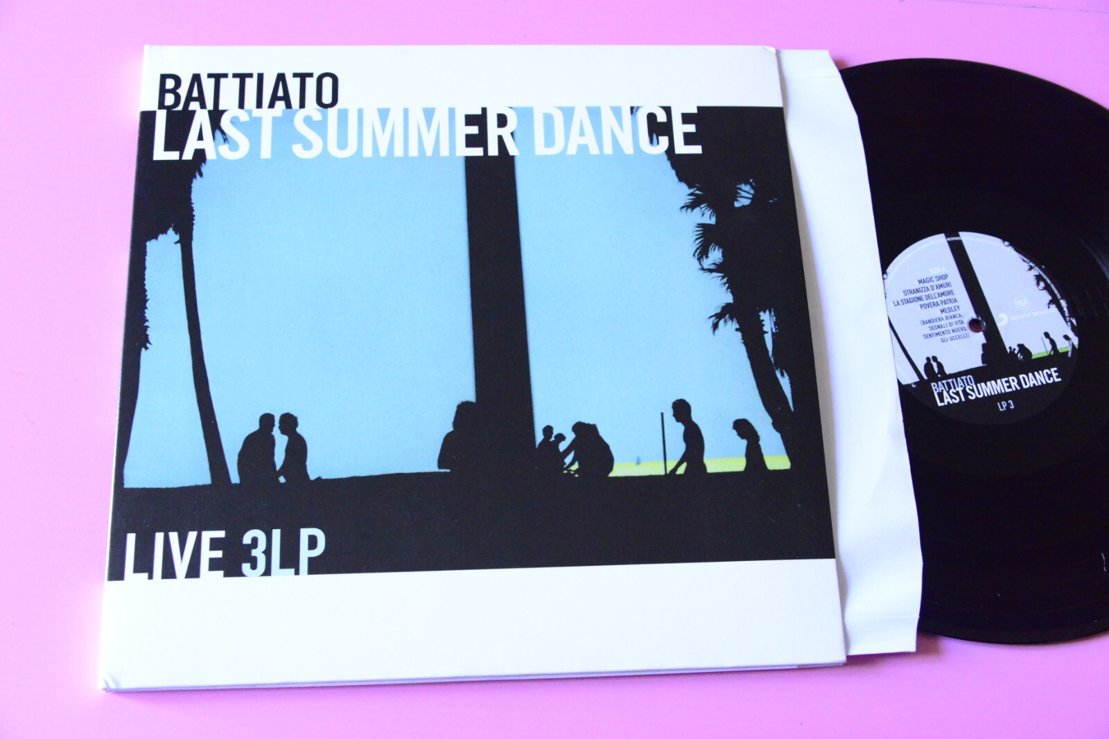 BATTIATO LAST SUMMER DANCE 3LP PRIMA EDIZINE VINILE NERO 2018 NM