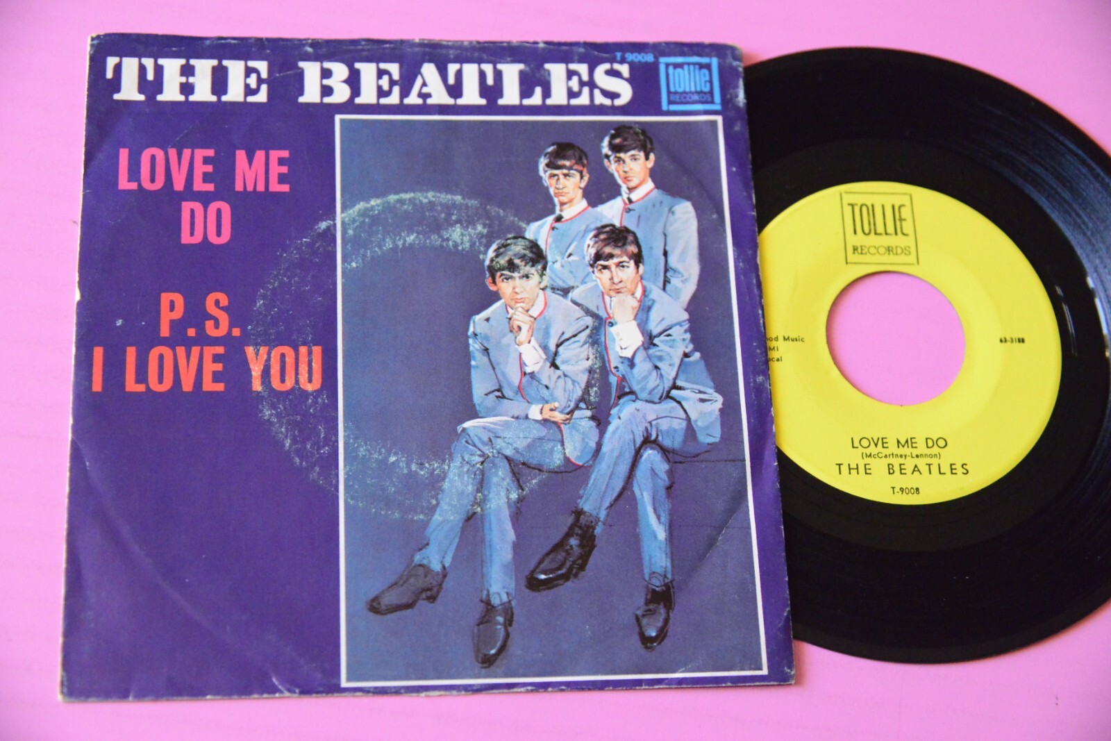 BEATLES 7  LOVE ME DO ORIGINALE 1964 EX                