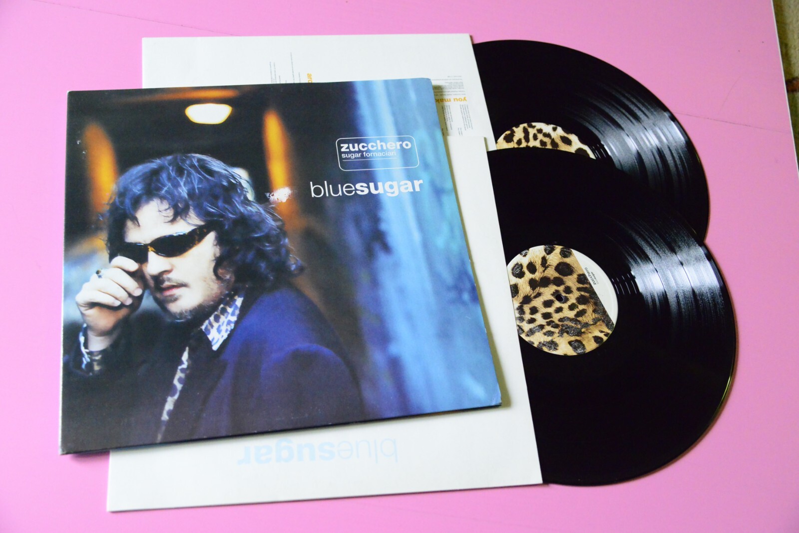 ZUCCHERO BLUESUGAR 2LP ORIG ITALY 1998 EX             