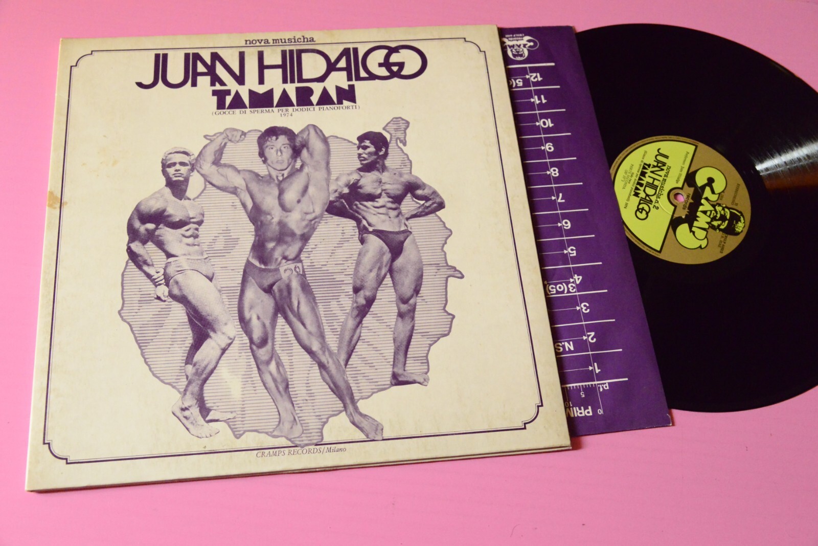 JUAN HIDALGO LP TAMARAN GOCCE DI SPERMA PER PIANOFORTI ITALY PROG ORIG 1974 NM