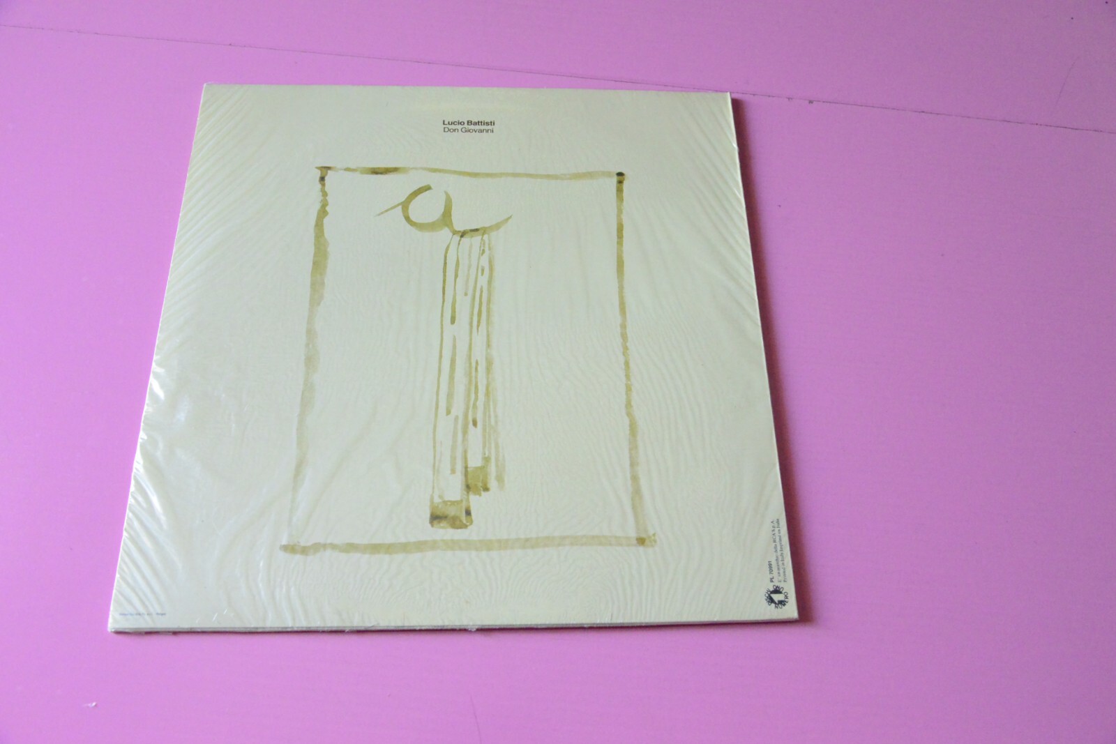 LUCIO BATTISTI LP DON GIOVANNI ORIGINALE 1986 SIGILLATO SEALED    