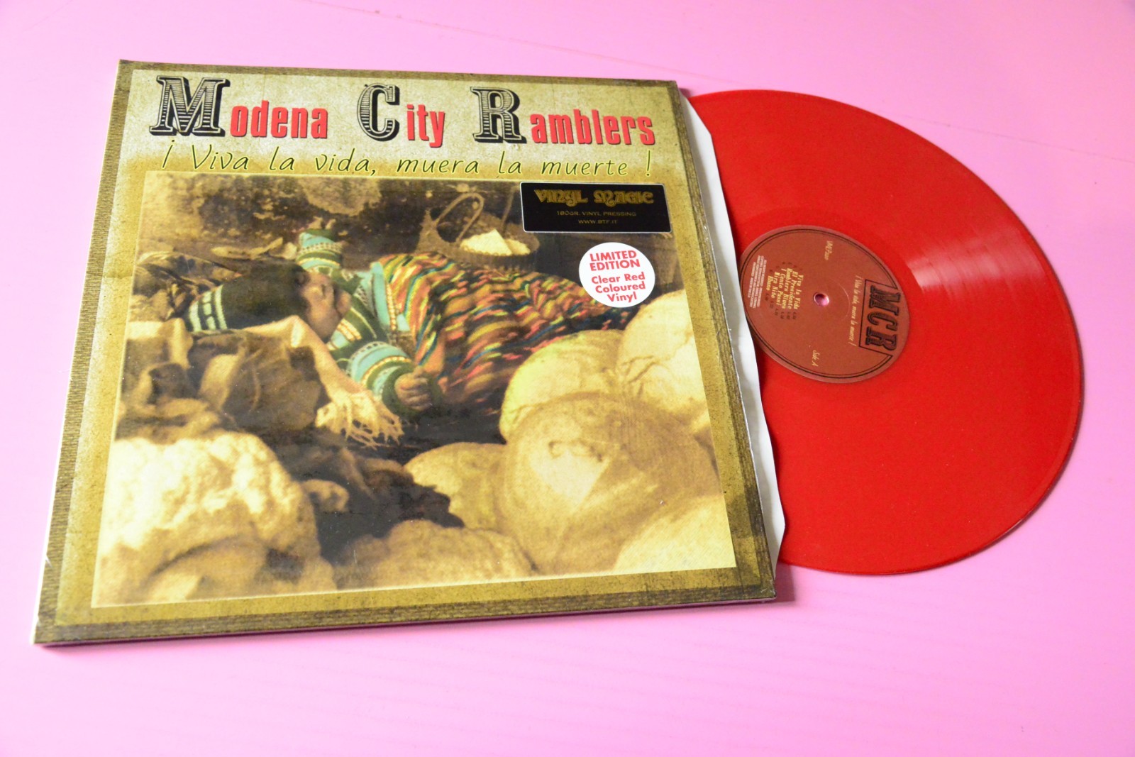MODENA CITY RAMBLERS VIVA LA VIDA 2019 EDITION NM RED VINYL 180g