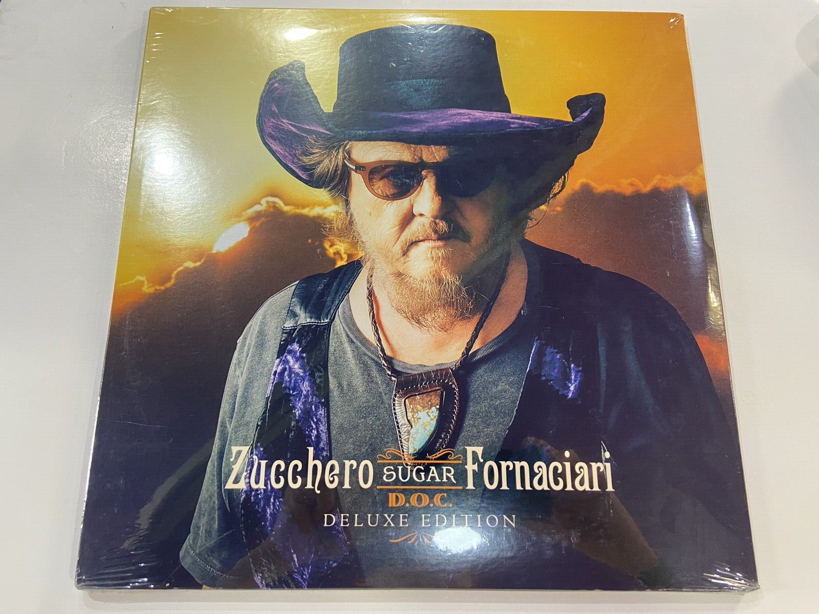 LP ZUCCHERO D.O.C DELUXE 3LP BLUE   YELLOW EDITION NUOVO E SIGILLATO