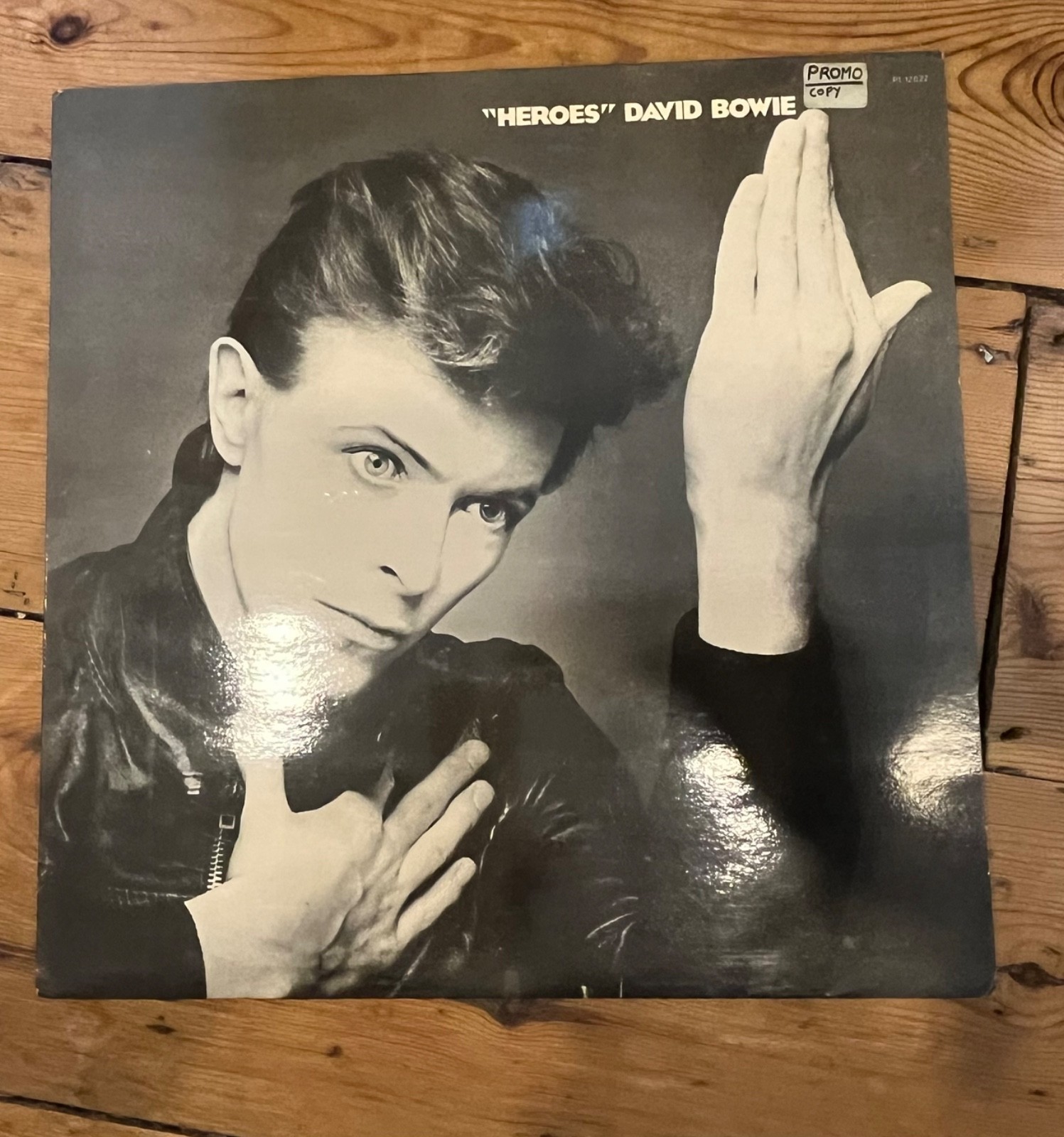 David Bowie Heroes 3E/5E Press Vinyl LP Record Album PL12522 Promo Copy