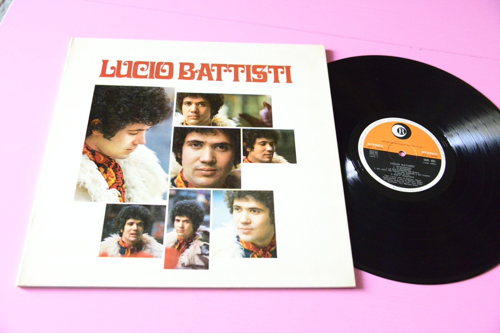 LUCIO BATTISTI LP STESSO TITOLO ORIGINALE DEBUT 1969                   