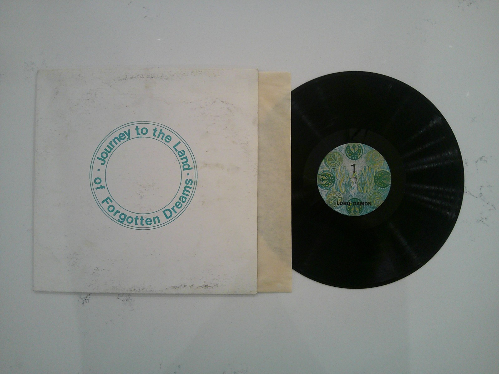 LORQ DAMON JOURNEY LAND FORGOTTEN DREAMS LP ULTRA RARE PRIVATE ELECTRONIC PSYCH 
