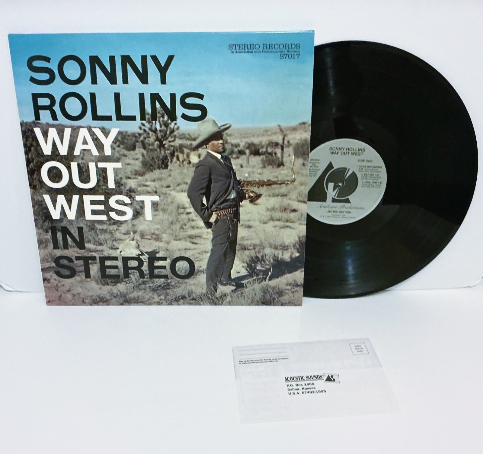 Sonny Rollins     Way Out West LP ANALOGUE PRODUCTIONS Doug Sax