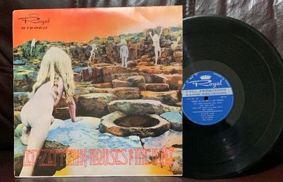 Led Zeppelin  33rpm iranian vinyl record  iran press