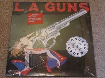L A  Guns   Cocked   Loaded LP Sealed  OG 1989 US Pressing  Vertigo 838 592 1