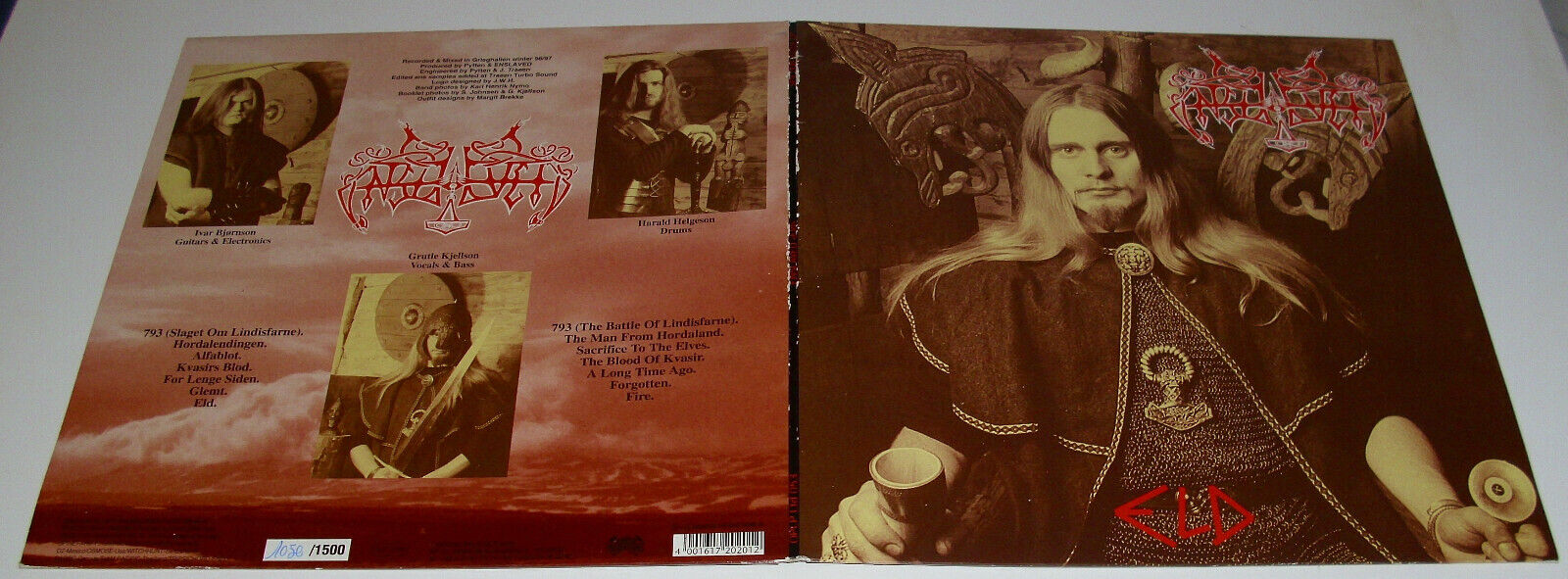 Enslaved     Eld 2-LP 1st Press 1997 Limited Nummeriert      Bathory Emperor  