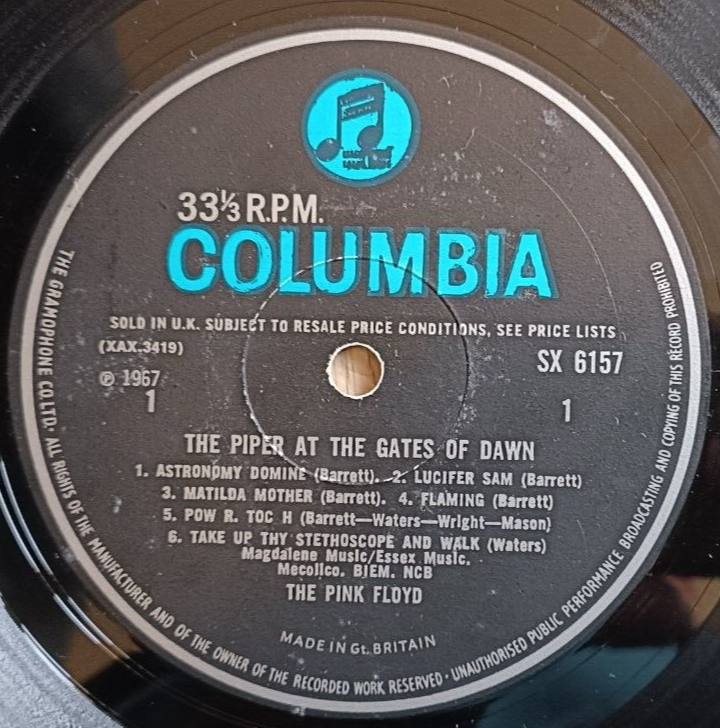 Pink Floyd LP Piper At The Gates Of Dawn UK Columbia Mono 1st Press NO FILE U/P